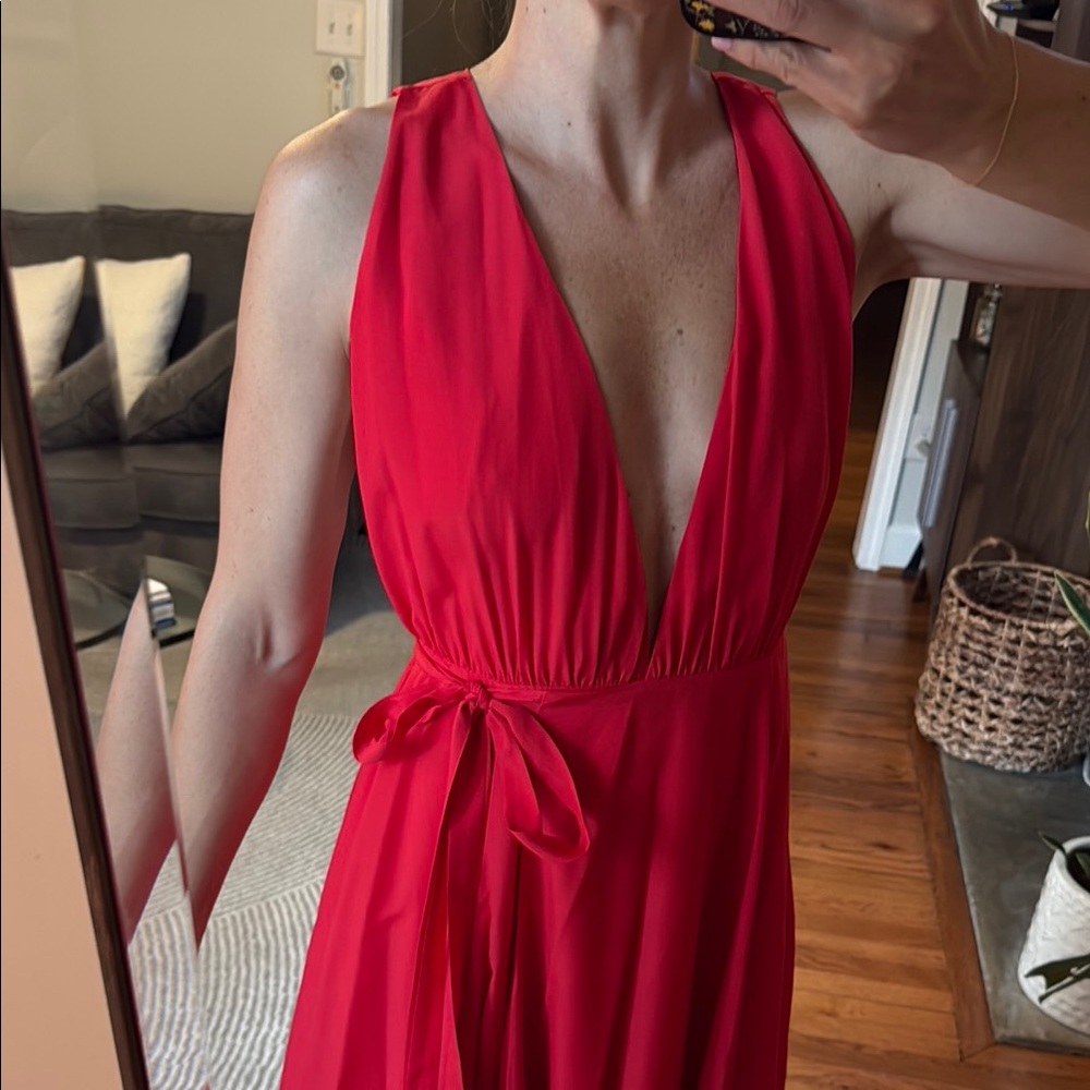 Black tie formal - Elegant Red Sleeveless Dress